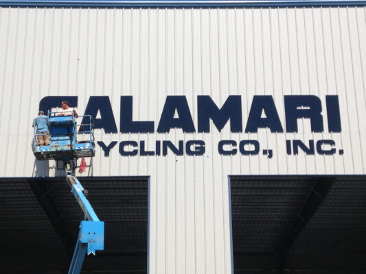 Calmari Cycling Company Inc Brand Printing in Progress