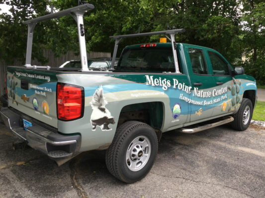 Meigs Point Nature Center Printed Truck Back