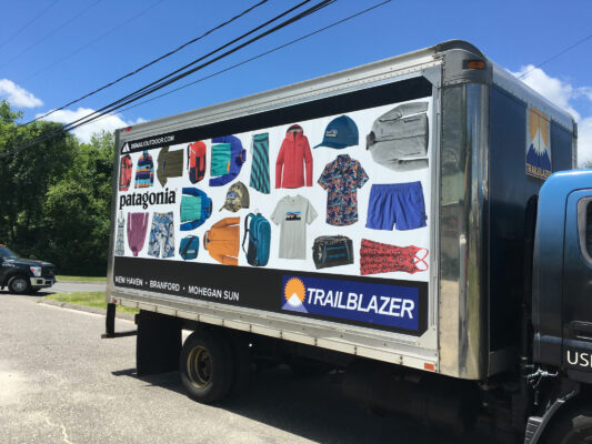 Trailblazer Printed Clothes Truck Side