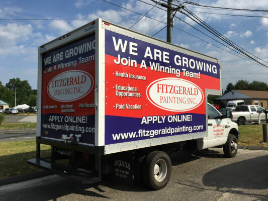 Fitzgerald Painting INC Printing Truck Side