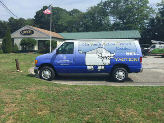 Old Saybrook Youth and Family Services Printed Vehicle