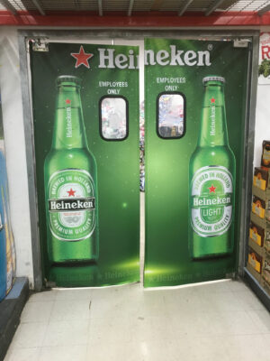 Two Double Doors With Beer Poster