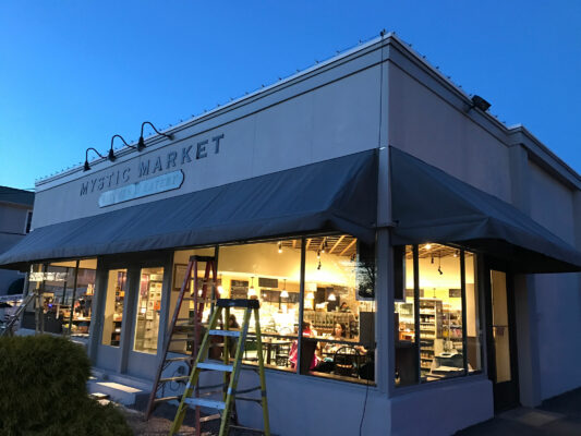 Mystic Market Store With the Lights Turned On