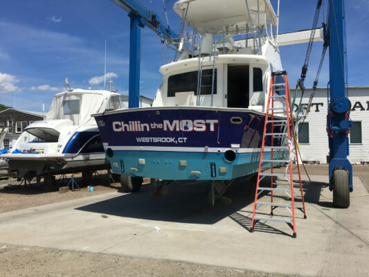 A Boat With Chillin the Most Westbrook Branding