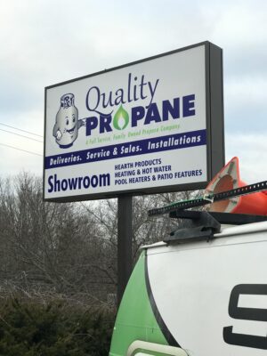 A Quality Propane Brand Sign Board Box